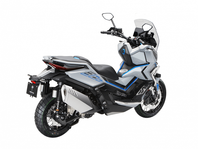 Максискутер ZONTES ZT368T-G (ZT1P79MP EFI) 17/14 ПТС, серый