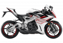 Мотоцикл ZONTES ZT703-RR (4T ZT370MU EFI) 17/17 ПТС, белый/красный