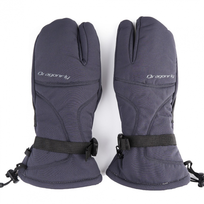 Варежки снегоходные DF SNOWMOBILE MITTENS Grey