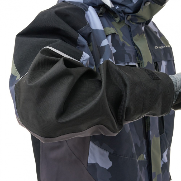 Мембранная куртка QUAD PRO Man Green Camo - Black