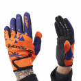 Перчатки DF CROSS Orange - Ultramarine