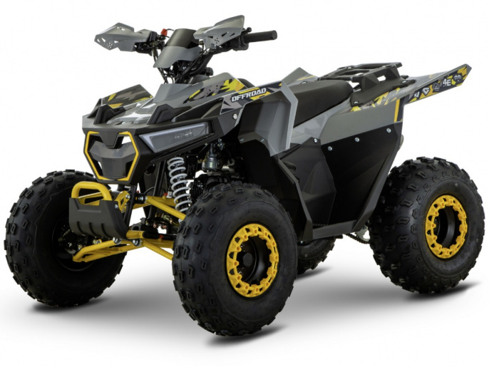 Квадроцикл BRZ Drake 125 Серый/Желтый