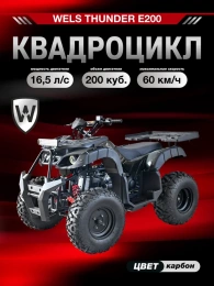 Квадроцикл WELS ATV THUNDER 200 (E200) NEW