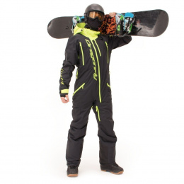 Комбинезон GRAVITY PREMIUM Man Black - Yellow Green