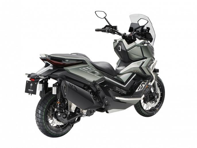 Максискутер ZONTES ZT368T-G (ZT1P79MP EFI) 17/14 ПТС, зеленый