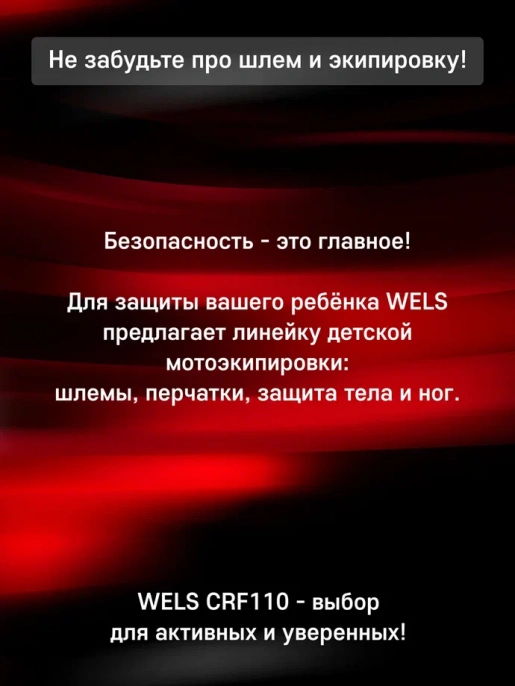 Питбайк WELS CRF 110 14/12