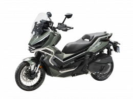 Максискутер ZONTES ZT368T-G (ZT1P79MP EFI) 17/14 ПТС, зеленый