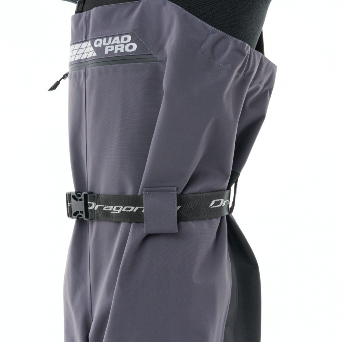 Вейдерсы мембранные QUAD PRO Man Grey - Black