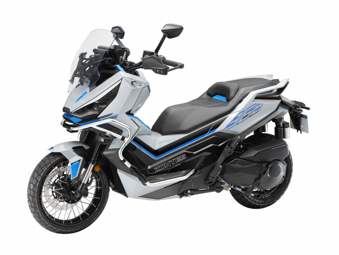Максискутер ZONTES ZT368T-G (ZT1P79MP EFI) 17/14 ПТС, серый
