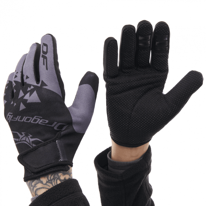 Перчатки DF CROSS Black - Grey