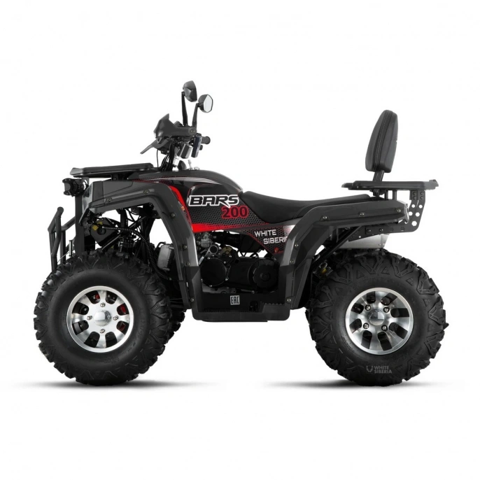 Квадроцикл бензиновый WHITE SIBERIA BARS 200CC PRO (черный)