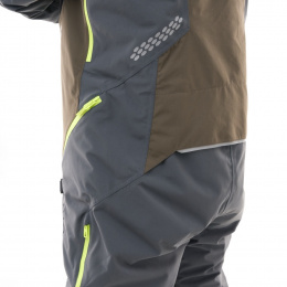 Комбинезон EXTREME 2.0 Man Grey - Brown - Lime Утепленный (100)