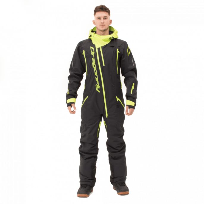 Комбинезон GRAVITY PREMIUM Man Black - Yellow Green