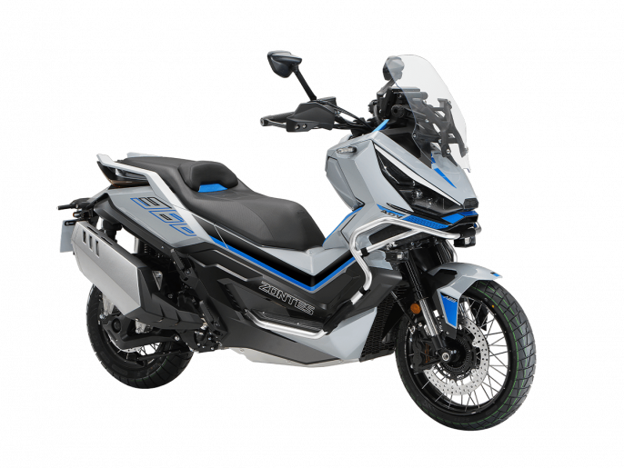 Максискутер ZONTES ZT368T-G (ZT1P79MP EFI) 17/14 ПТС, серый