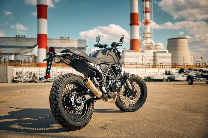 Мотоцикл FUEGO SCRAMBLER 300 BLACK