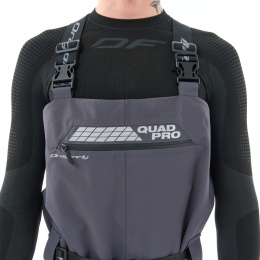 Вейдерсы мембранные QUAD PRO Man Grey - Black