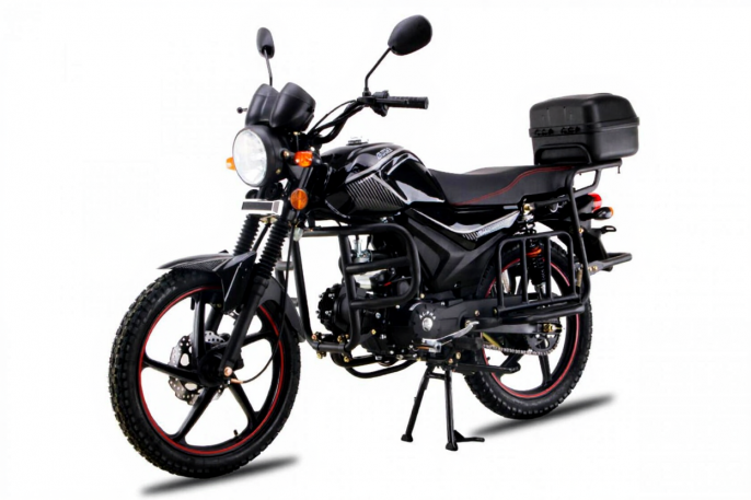Мопед ROCKOT ALPHA TOURIST M-12 (черный глянцевый)