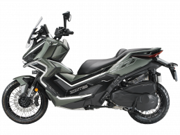 Максискутер ZONTES ZT368T-G (ZT1P79MP EFI) 17/14 ПТС, зеленый